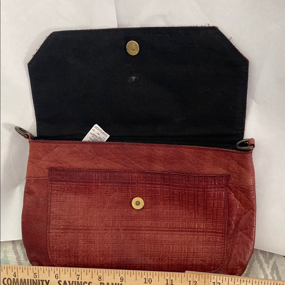 Topshop Red Crossbody Bag